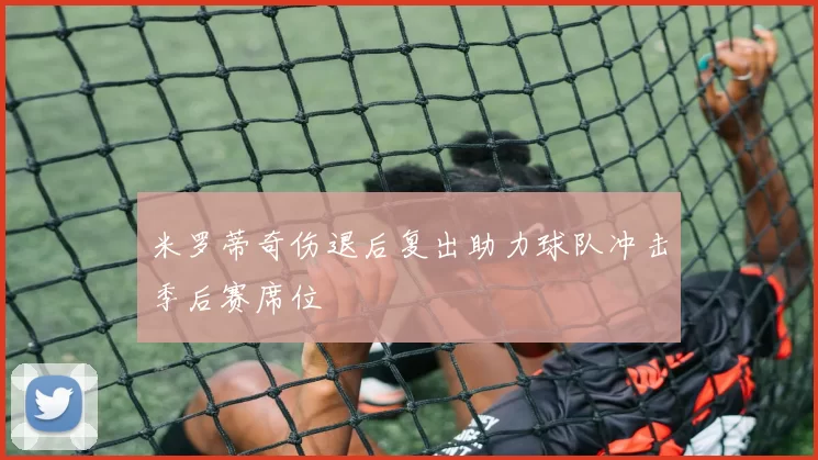 米罗蒂奇伤退后复出助力球队冲击季后赛席位